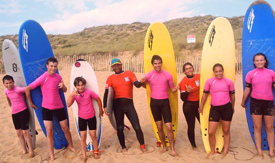 cours Manusurf surfcamp ados